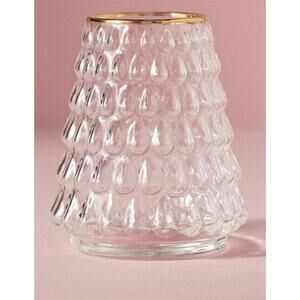 Anthropologie North Pole Juice Glass Tree Single Glass